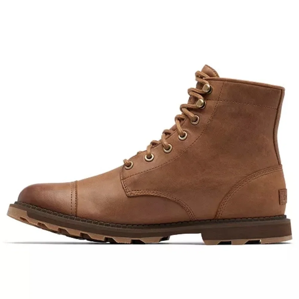 Sorel Madson II Chore Waterproof Boots Mens 7.5 Velvet Tan Suede Brown New